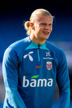 Erling Braut Haaland of the Norwegian national football team
