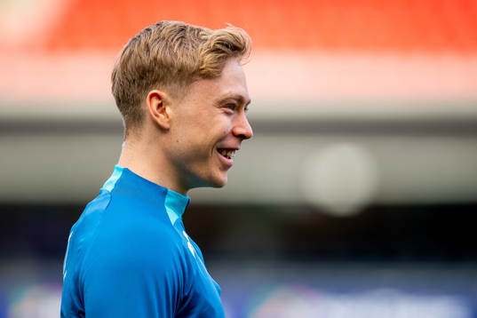 Ola Brynhildsen of the Norwegian national football team