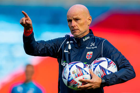 Ståle Solbakken, head coach of the Norwegian national