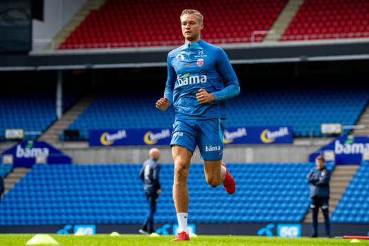 Stian Gregersen of the Norwegian national football team