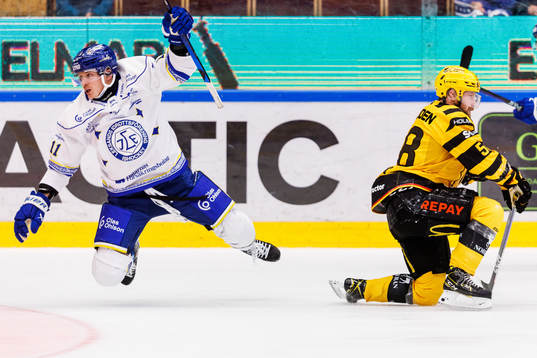 Leksands Martin Karlsson och Skellefteås Oskar Nilsson