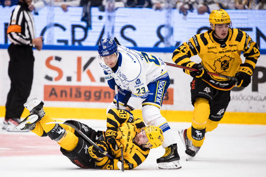 Skellefteås Oskar Nilsson och Leksands Mikael Ruohomaa