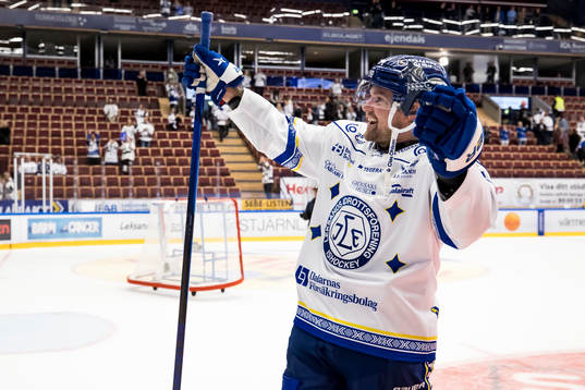 Leksands Jonas Ahnelöv jubel