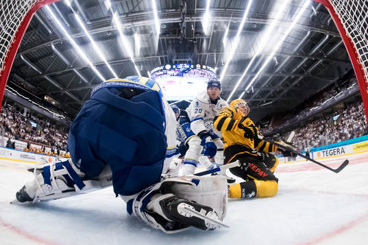 Leksands Lian Bichsel och Skellefteås Rickard Hugg