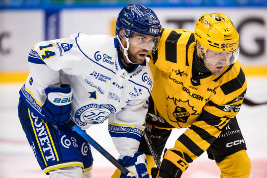 Leksands Oskar Lang och Skellefteås Max Lindholm