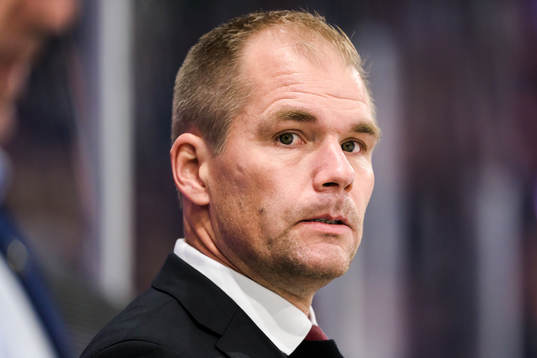 Färjestads tränare Thomas Mitell