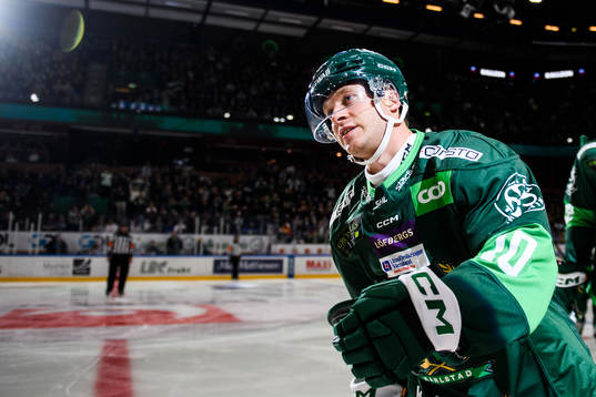 Färjestads Marcus Nilsson jublar