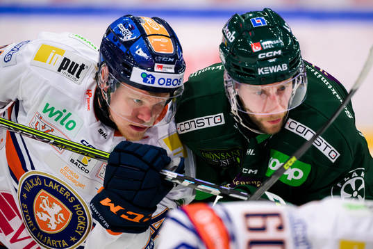 Växjös Ludvig Nilsson och Färjestads Per Åslund