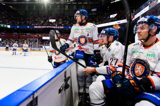 Växjös Robert Rosén  och Martin Lundberg deppar