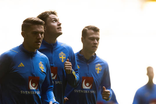Viktor Gyökeres, Mattias Svanberg and Viktor Claesson