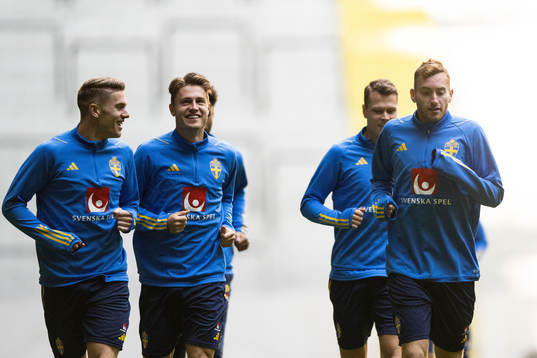 Viktor Gyökeres, Mattias Svanberg, Viktor Claesson and