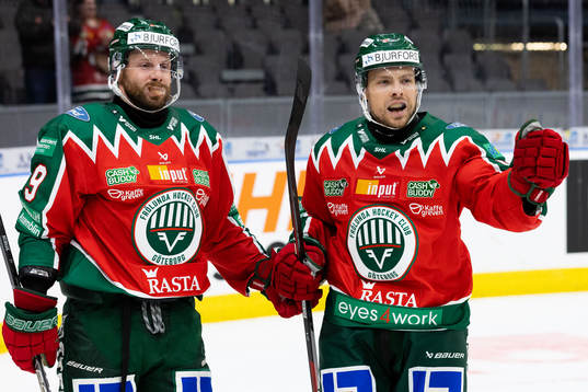 Frölundas Mats Rosseli Olsen jublar