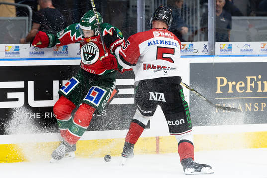 Frölundas Anthony Greco och Örebros Gustav Backström