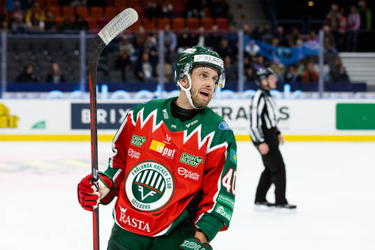 Frölundas Petteri Lindbohm deppar