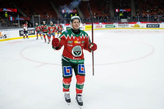Frölundas Max Friberg jublar