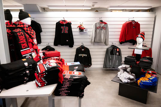 Souvenirer i Malmö Redhawks supportershop