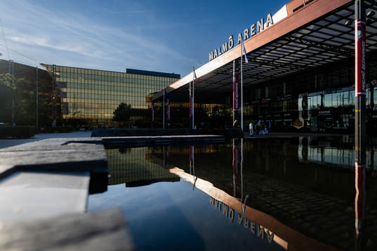 Exteriör Malmö Arena