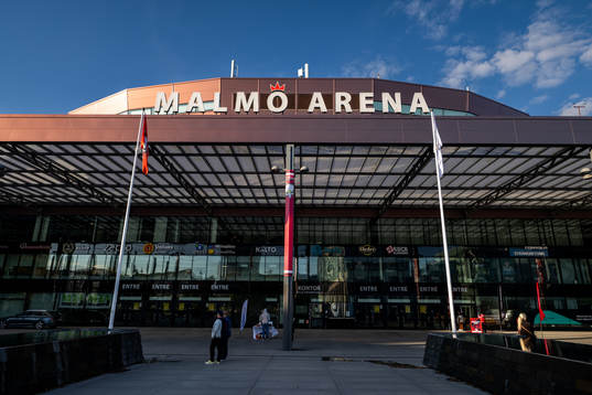 Exteriör Malmö Arena