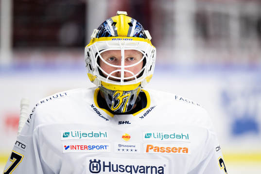 HV71s målvakt Jonas Gunnarsson