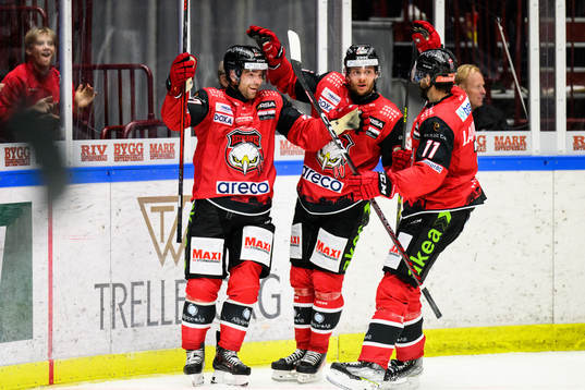 Malmö Redhawks Ponthus Westerholm jublar