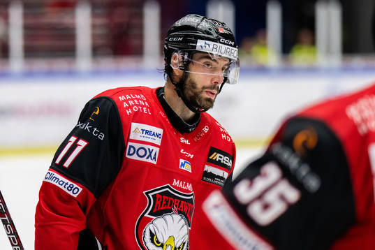 Malmö Redhawks Markus Lauridsen deppar