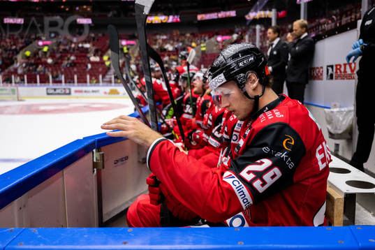 Malmö Redhawks Eric Engstrand deppar