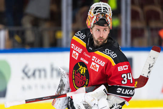 Luleås målvakt Joel Lassinantti deppar