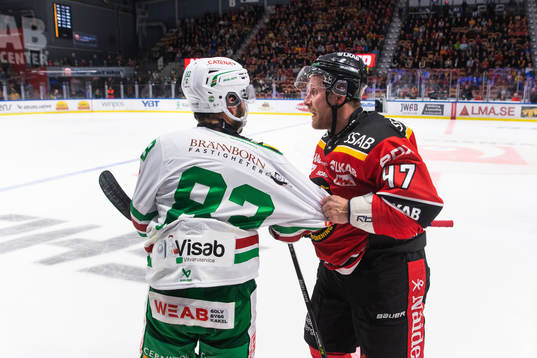 Rögles Riley Sheen och Luleås Leo Komarov
