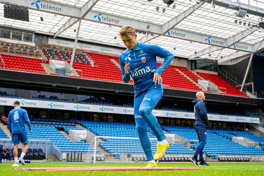 Martin Ødegaard of the Norwegian national football team