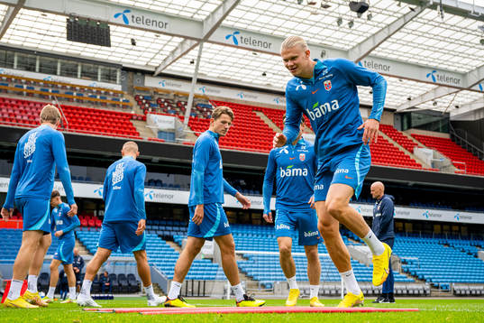 Erling Braut Haaland of the Norwegian national football team