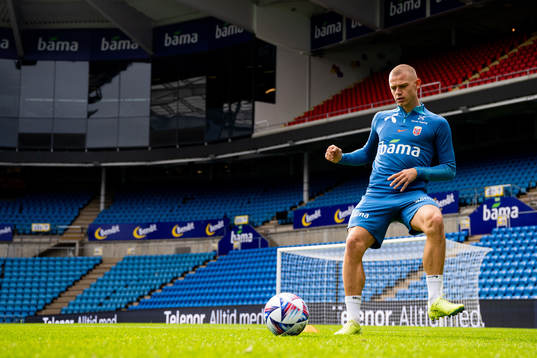 Julian Ryerson of the Norwegian national football team