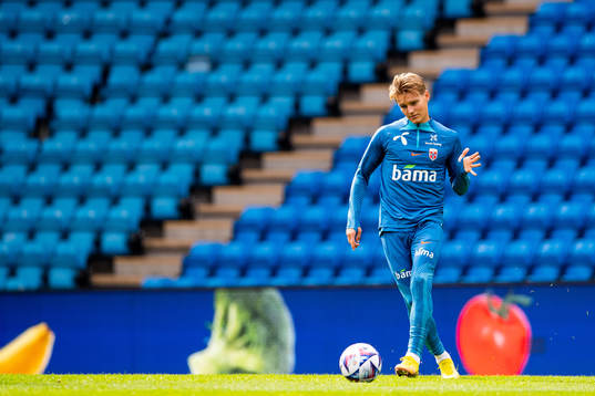 Martin Ødegaard of the Norwegian national football team
