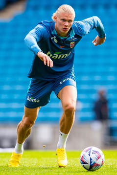 Erling Braut Haaland of the Norwegian national football team