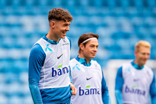 Jørgen Strand Larsen of the Norwegian national football