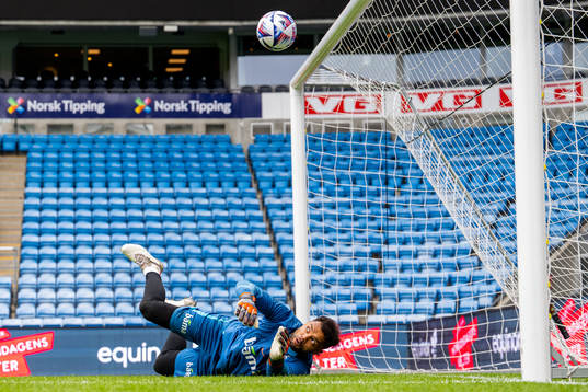 Goalkeeper Sten Grytebust of the Norwegian national