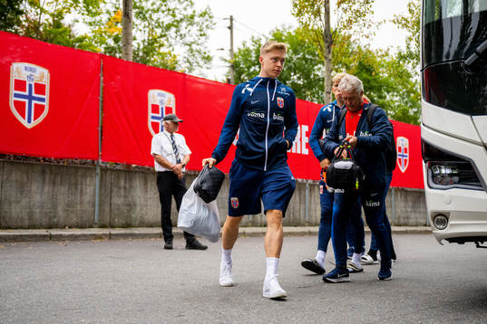 Ola Brynhildsen of the Norwegian national football team