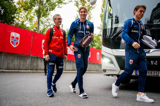 Are Hokstad, team manager, Kristian Thorstvedt and Patrick
