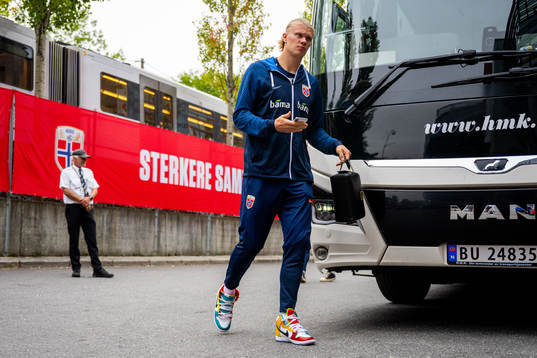 Erling Braut Haaland of the Norwegian national football team