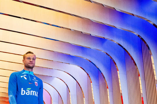 Stian Gregersen of the Norwegian national football team