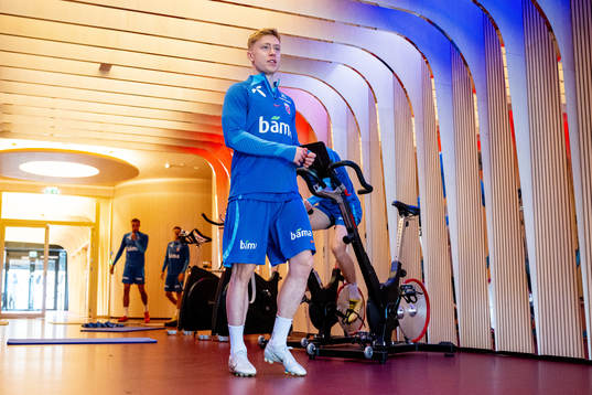 Ola Brynhildsen of the Norwegian national football team