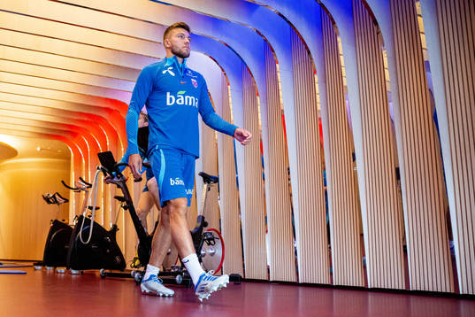 Fredrik André Bjørkan of the Norwegian national football