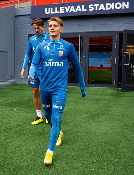 Martin Ødegaard of the Norwegian national football team
