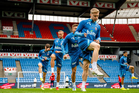 Ola Brynhildsen of the Norwegian national football team