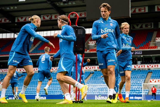 Sander Berge of the Norwegian national football team