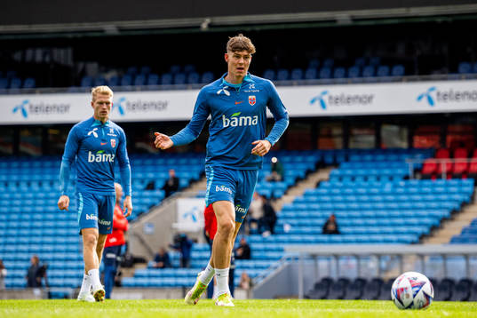 Jørgen Strand Larsen of the Norwegian national football