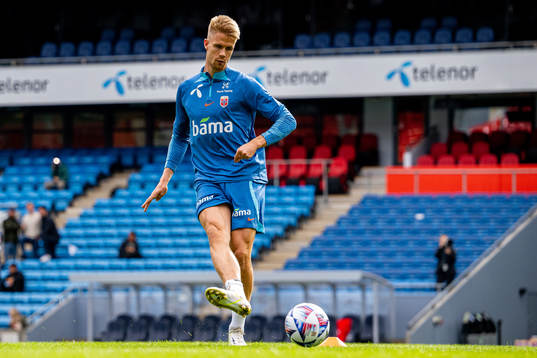 Kristoffer Ajer of the Norwegian national football team