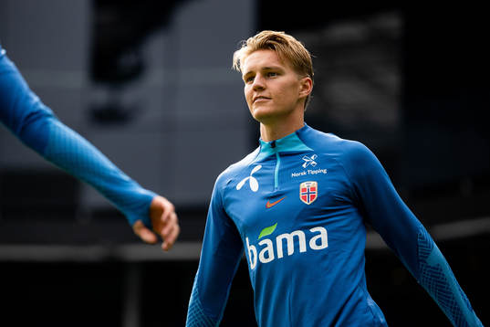 Martin Ødegaard of the Norwegian national football team