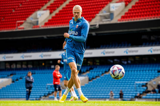 Erling Braut Haaland of the Norwegian national football team