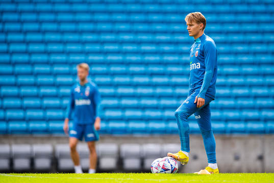 Martin Ødegaard of the Norwegian national football team