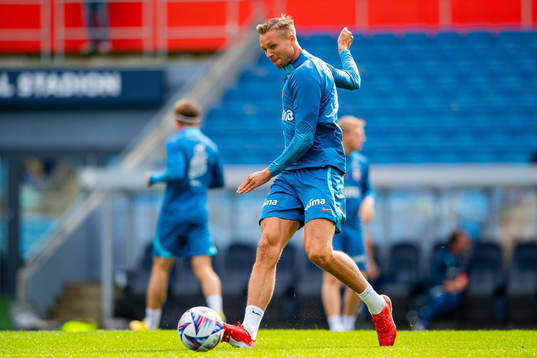Stian Gregersen of the Norwegian national football team